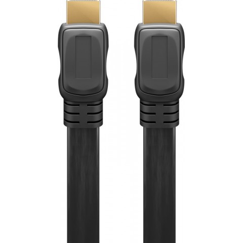 Laidas HDMI-HDMI (K-K) v2.0 4K (60Hz) 5m plokščias Goobay