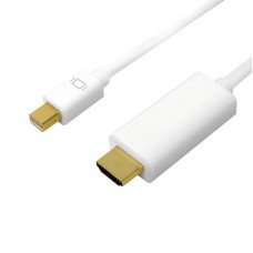 Laidas DisplayPort mini - HDMI (K-K) 4K (30Hz) gold 3m Logilink