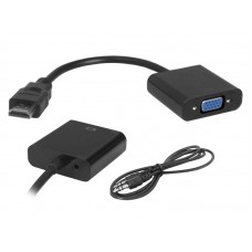 Adapteris HDMI → VGA + 3.5 (K-L-L) 0.2m