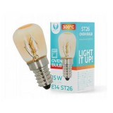 Halogeninė lemputė orkaitei E14 220V 15W 300°C 2700K 60lm šiltai balta Forever Light