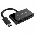 Atminties kortelių skaitytuvas USB C Gembird