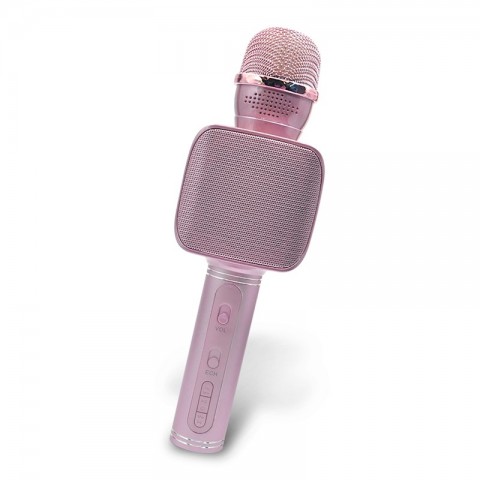 Bevielis mikrofonas su kolonėle Forever BMS-400 RGB rožinis (pink)