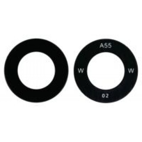 Kameros stikliukas Samsung A356 A35 5G / A556 A55 5G juodas (black) (O)