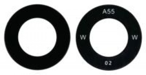Kameros stikliukas Samsung A356 A35 5G / A556 A55 5G juodas (black) (O)
