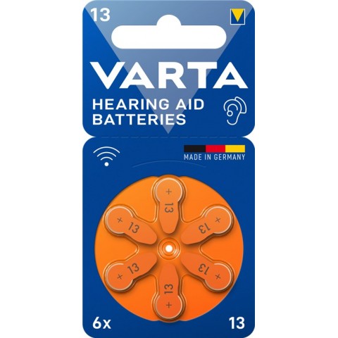 Elementas klausos aparatams V13 (PR48) 1.4V Varta (vieneto kaina)