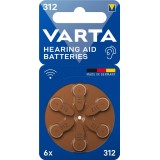 Elementas klausos aparatams V312 (PR41) 1.4V Varta (vieneto kaina)
