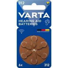 Elementas klausos aparatams V312 (PR41) 1.4V Varta (vieneto kaina)