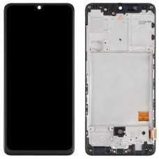 LCD+Touch screen Samsung A415 A41 2020 juodas (black (O)