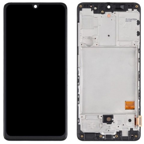LCD+Touch screen Samsung A415 A41 2020 juodas (black (O)