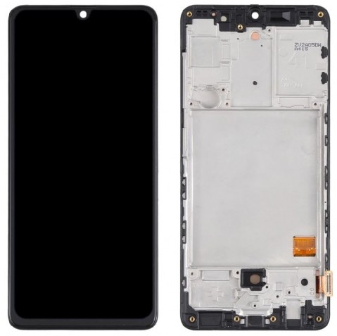LCD+Touch screen Samsung A415 A41 2020 juodas (black (O)