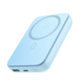 Nešiojamas įkroviklis - akumuliatorius 10000mAh su bevieliu įkrovikliu 20W magnetinis mėlynas (blue) Joyroom JR-W020
