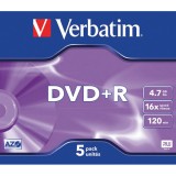 Įrašomas diskas DVD+R 4.7GB 16x Verbatim (vieneto kaina)