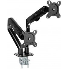 Laikiklis dviems monitoriams 13"- 27", 7kg, juoda Maclean MC-861N