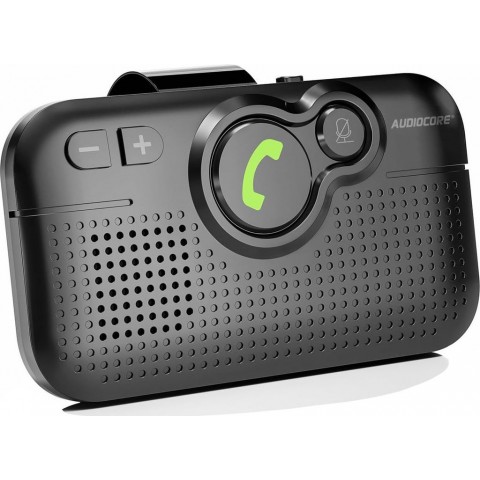Laisvų rankų įranga automobilinė juoda (black) AudioCore AC475