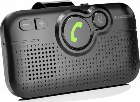 Laisvų rankų įranga automobilinė juoda (black) AudioCore AC475