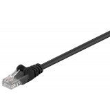 Laidas internetui U/UTP CAT5E 1m juodas (black) Goobay