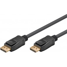 Laidas DisplayPort - DisplayPort 1.2v 4K (60Hz) 3m gold Goobay