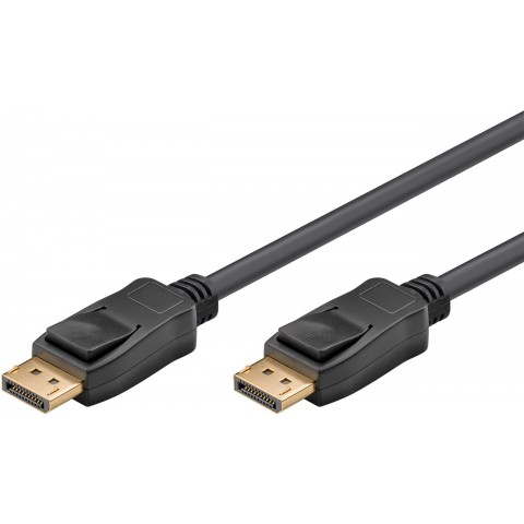 Laidas DisplayPort - DisplayPort 1.2v 3m gold Goobay