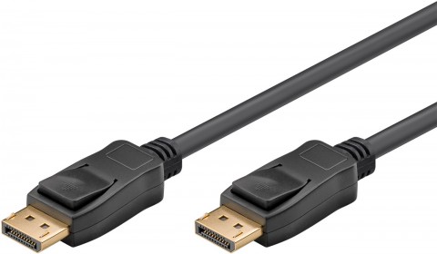 Laidas DisplayPort - DisplayPort 1.2v 4K (60Hz) 3m gold Goobay