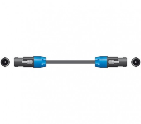 Laidas Speakon - Speakon 12m (2x0.75mm²) Qtx