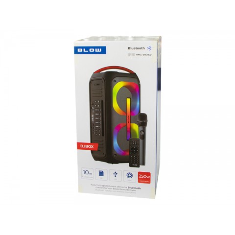 Nešiojamas bluetooth garsiakalbis 250W Blow DJBOX 