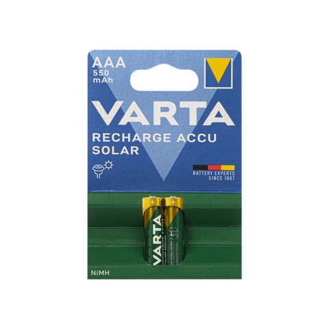 Akumuliatorius AAA (HR03) 1.2V 550mAh Varta Solar
