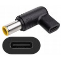 Perėjimas maitinimo šaltiniui nešiojamam kompiuteriui USB C → 7.9x5.5mm Lenovo kampu