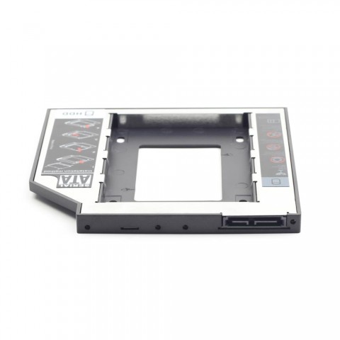 Adapteris 2.5" HDD/SSD vietoj nešiojamo kompiuterio DVD lusto Gembird MF-95-01