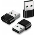 Perėjimas USB → USB C (K-L) juodas (black) OTG