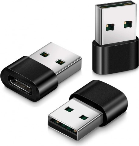 Perėjimas USB → USB C (K-L) juodas (black) OTG