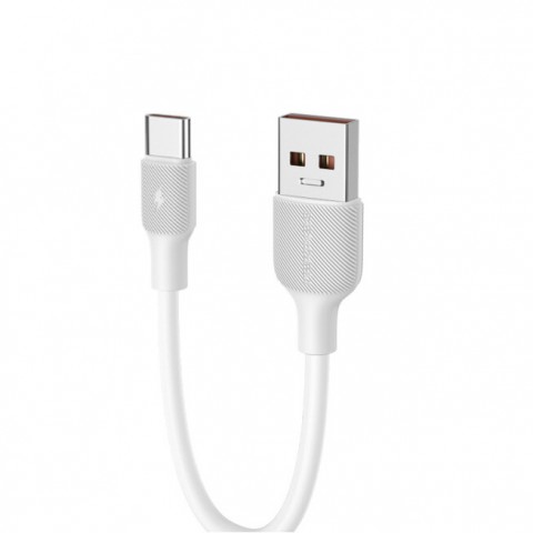 Laidas USB - USB C 100W 0.25m baltas (white) Sendem M63T