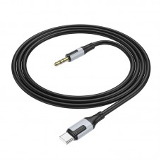Laidas USB C - 3.5mm 1m juodas (black) Borofone BL19