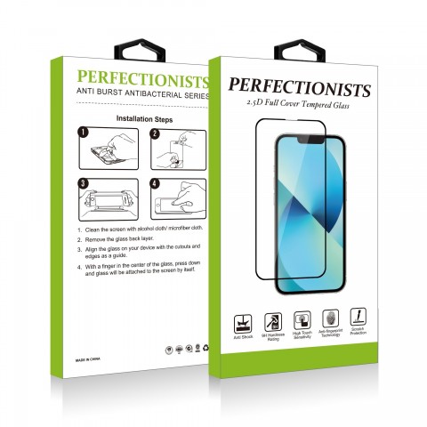 LCD apsauginis stikliukas Xiaomi Redmi A3 juodas (black) lenktas