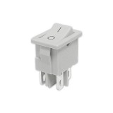 Klavišinis jungiklis 10A/250VAC OFF-ON baltas (white)