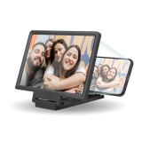 Didinamasis stiklas telefonui su staliniu plastikiniu laikikliu