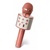 Bevielis mikrofonas su kolonėle Forever BMS-300 rožinis (rose)