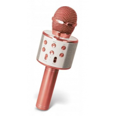 Bevielis mikrofonas su kolonėle Forever BMS-300 rožinis (rose)