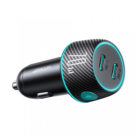Automobilinis įkroviklis 12-24V 2USB 70W greito krovimo (QC3.0) Joyroom JR-CCN02