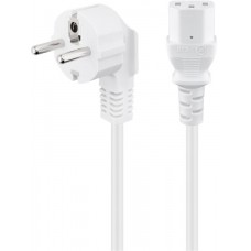 Maitinimo laidas 220V C13 2m (3x0.75mm²) baltas (white) Goobay