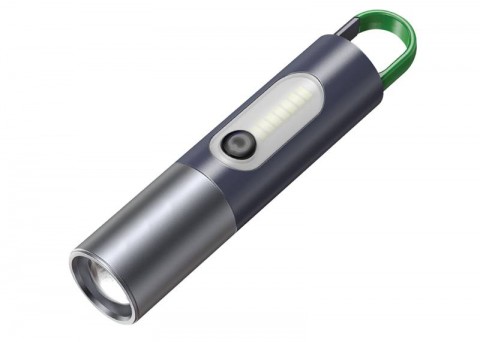 LED žibintuvėlis COB 10W su akumuliatoriumi, ZOOM, 1x18650 LTC