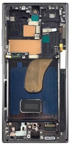 LCD+Touch screen Samsung S918 S23 Ultra 5G juodas OLED 