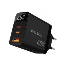 Tinklo įkroviklis 220V 2USB C + USB 65W greito krovimo (QC3.0) Blow