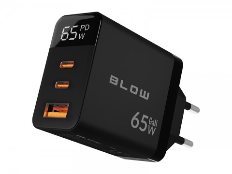 Tinklo įkroviklis 220V 2USB C + USB 65W greito krovimo (QC3.0) Blow