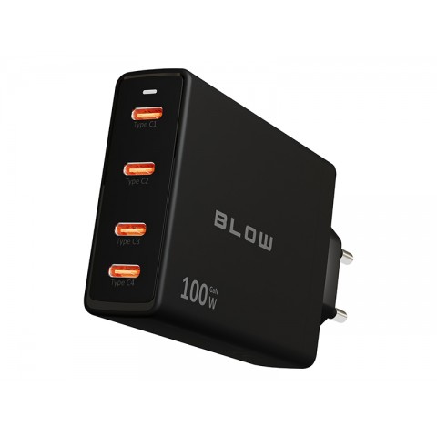 Tinklo įkroviklis 220V 4USB C 100W greito krovimo (QC) Blow