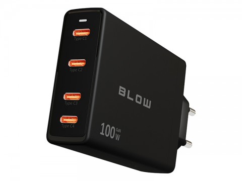 Tinklo įkroviklis 220V 4USB C 100W greito krovimo (QC) Blow