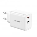 Tinklo įkroviklis 220V 2USB C 65W greito krovimo (QC) Choetech PD6013
