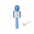 Bevielis mikrofonas su kolonėle mėlynas (blue) Blow PRM402