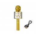 Bevielis mikrofonas su kolonėle auksinis (gold) Blow PRM402