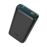 Nešiojamas įkroviklis - akumuliatorius 20000mAh USB C + USB 20W greito krovimo (QC 3.0) juodas (black) Hoco Q1A