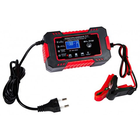 Mikroprocesorinis įkroviklis 220V švino / gelio akumuliatoriams automatinis 12V (12A-6A) Blow